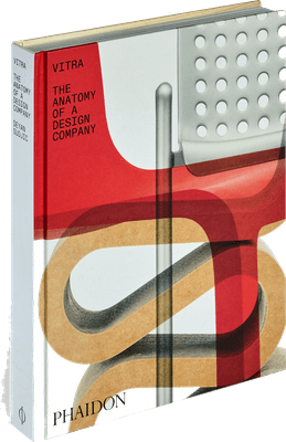 Cover of Vitra: The Anatomy of a Design Company by Deyan Sudjic, published by Phaidon Press, 2025